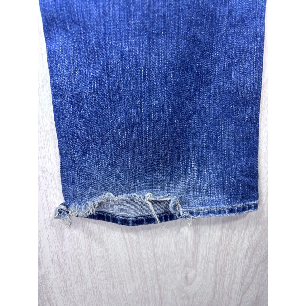 7 For All Mankind Bootcut‎ Jeans Women's 31x33 Low Rise Flare Y2K Stretch Denim - Picture 7 of 11